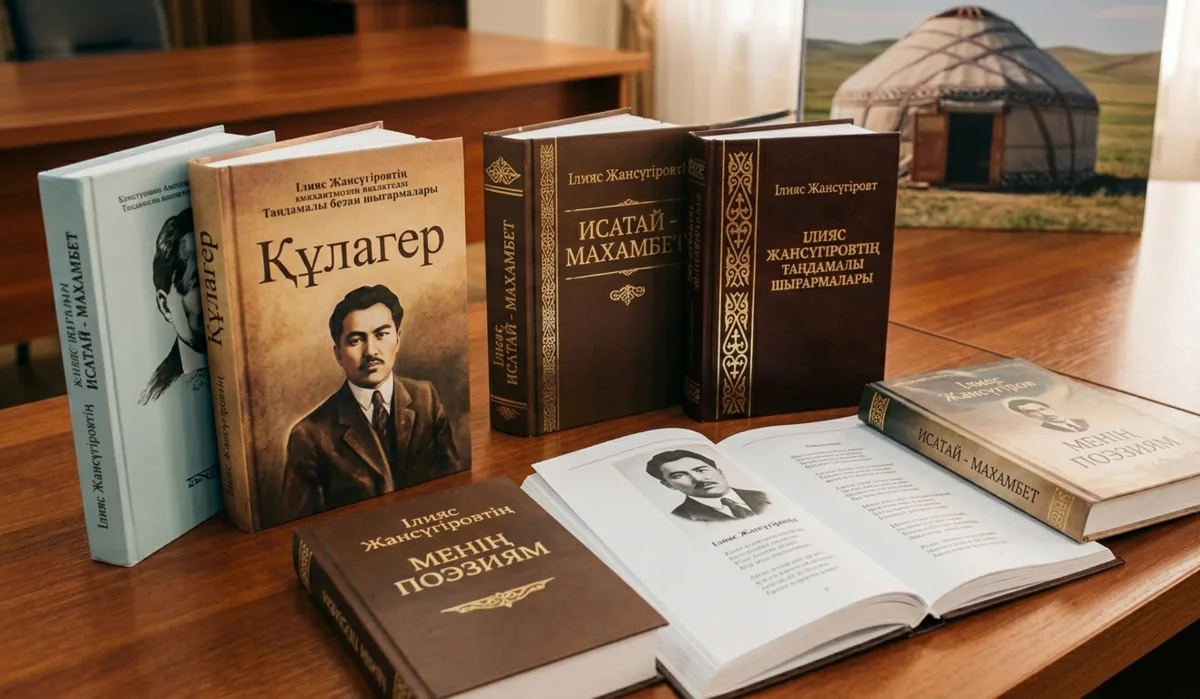 Участники научного круглого стола, посвященного наследию Ильяса Жансугурова, в Талдыкоргане.
