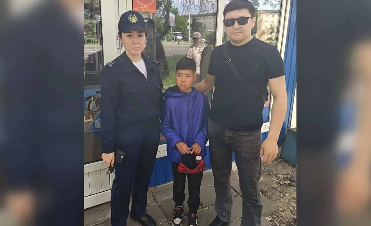 Полицейские Жетісу нашли 10-летнего мальчика, ушедшего из дома, за сутки