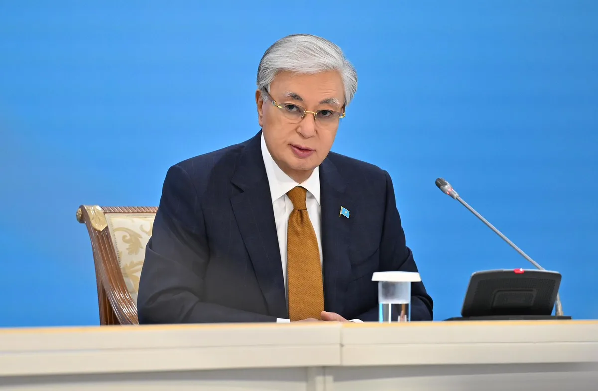 Президент Касым-Жомарт Токаев на заседании по развитию искусственного интеллекта в Алматы