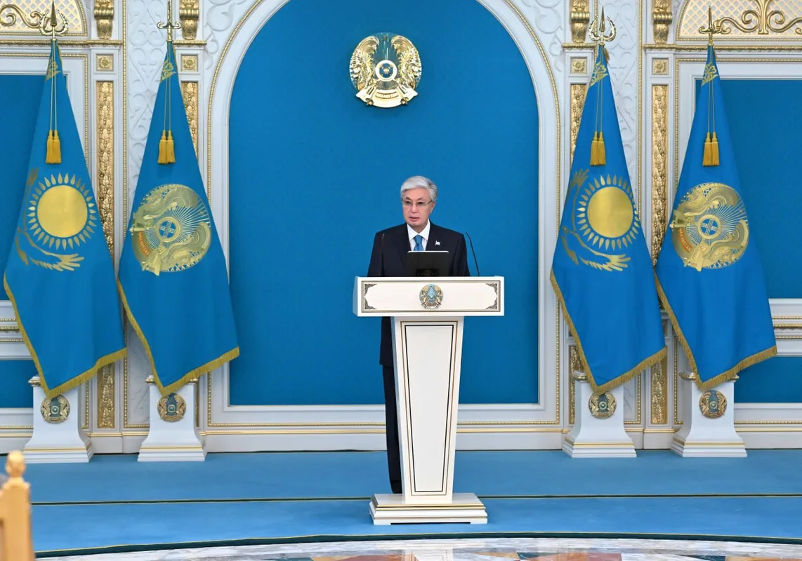 Президент Касым-Жомарт Токаев на церемонии награждения работников СМИ