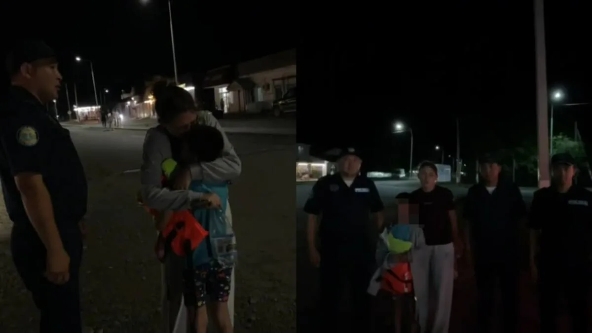 Полицейские Жетісу помогли найти потерявшегося 8-летнего ребенка на побережье Алаколя.