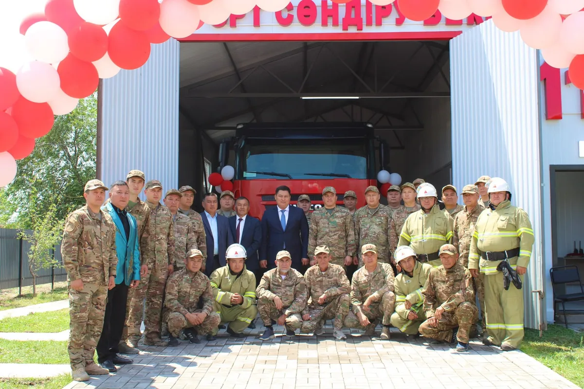 Открытие добровольного противопожарного формирования «Ауыл құтқарушылары» в селе Кальпе Каратальского района области Жетісу.