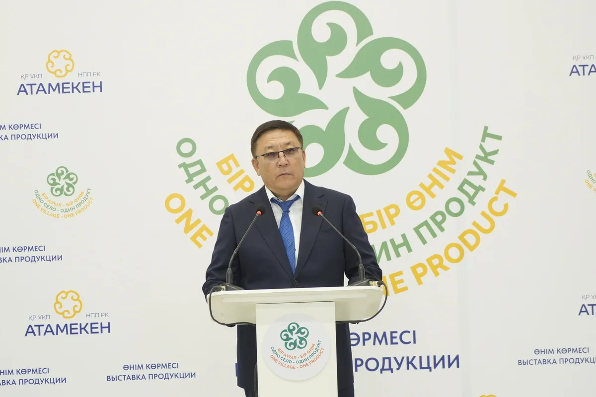 Предприниматели Жетісу на выставке «Бір ауыл — бір өнім» представляют свою продукцию