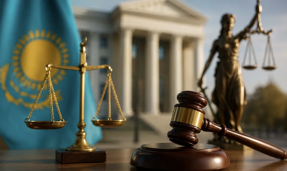 Конституция Казахстана, символ закона, защищающий права граждан от незаконных действий госорганов