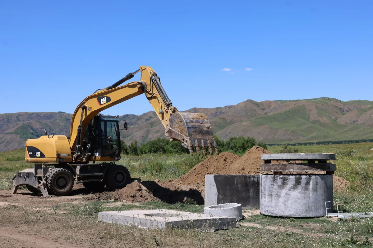 Строительство центрального водопровода в селе Лепсы, области Жетісу, для обеспечения чистой питьевой водой