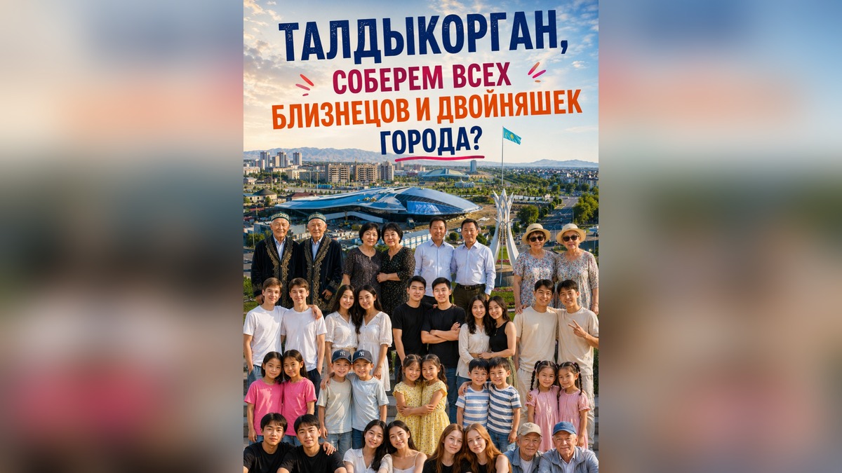 Фестиваль близнецов и двойняшек готовят в Талдыкоргане на 25 июля