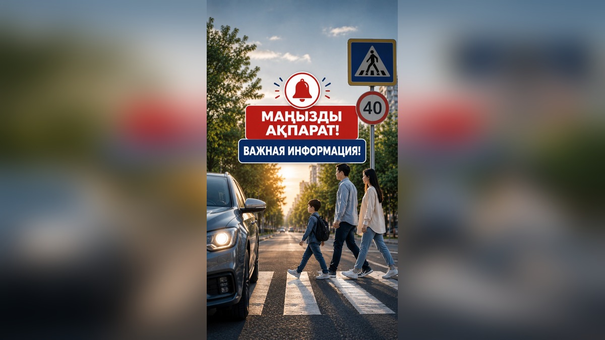 В Талдыкоргане и области Жетісу началась акция «Безопасная дорога»