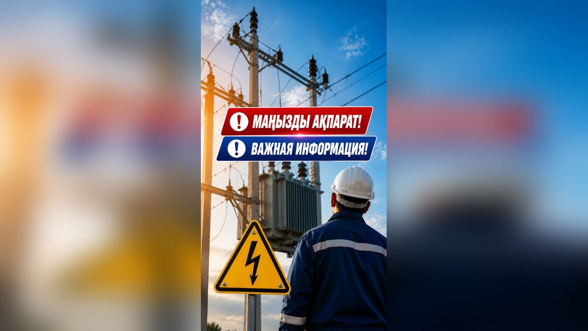 Энергетики Талдыкоргана 13 июля отключат свет на трех улицах