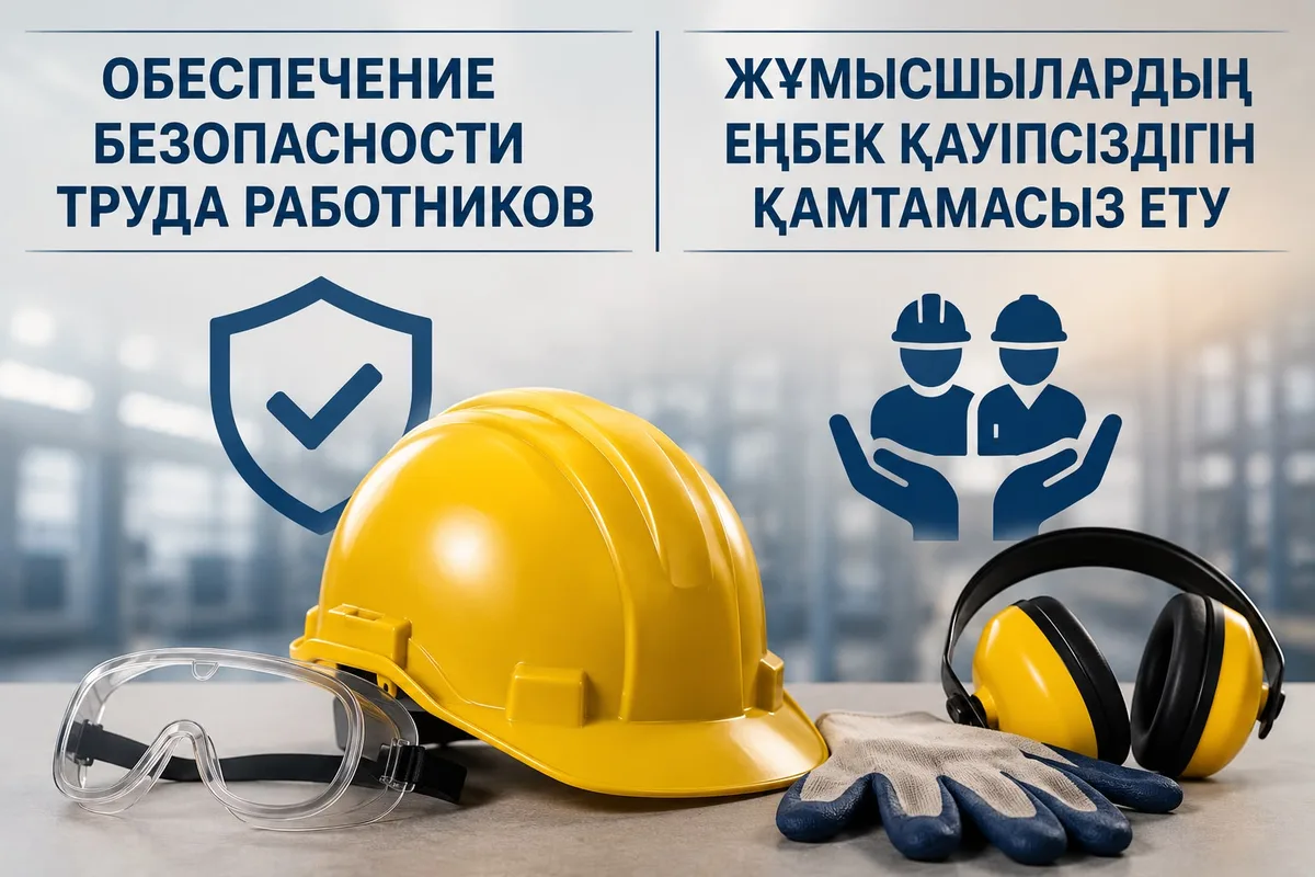 Рабочие в спецодежде на заводе, демонстрирующие важность безопасности труда
