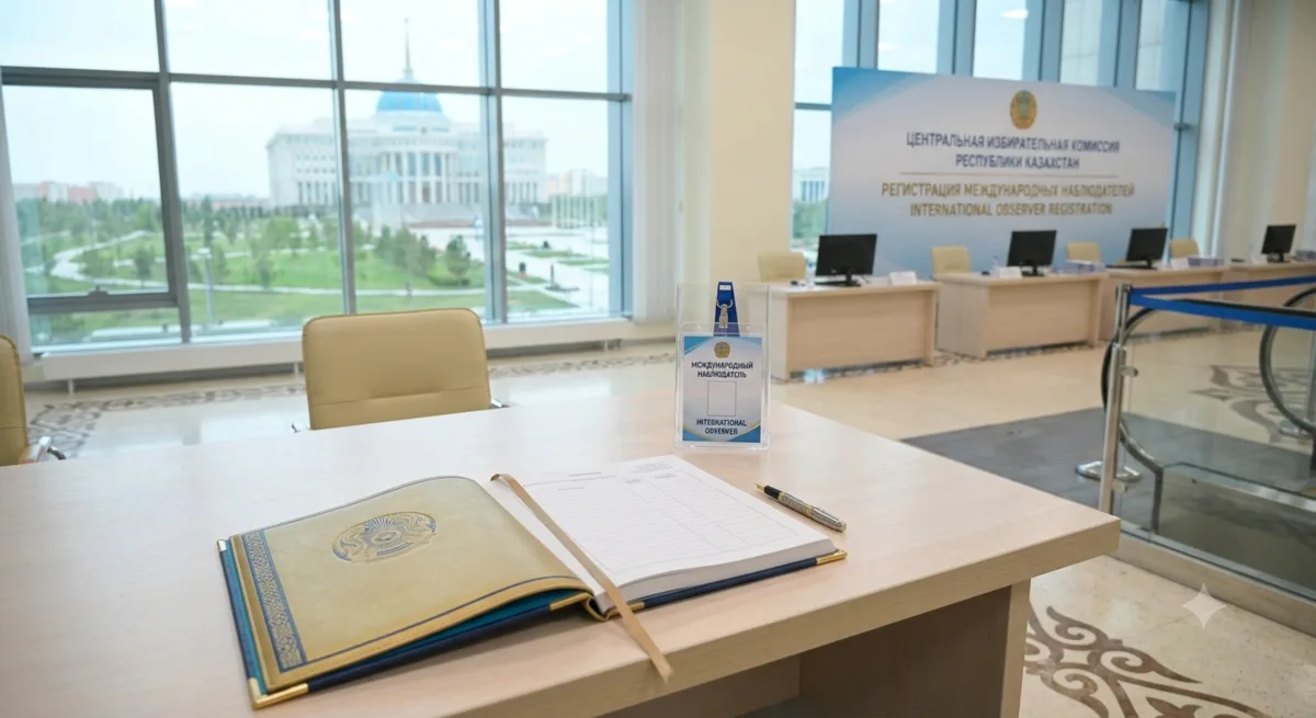 Международные наблюдатели на заседании ЦИК Казахстана по выборам в Курултай