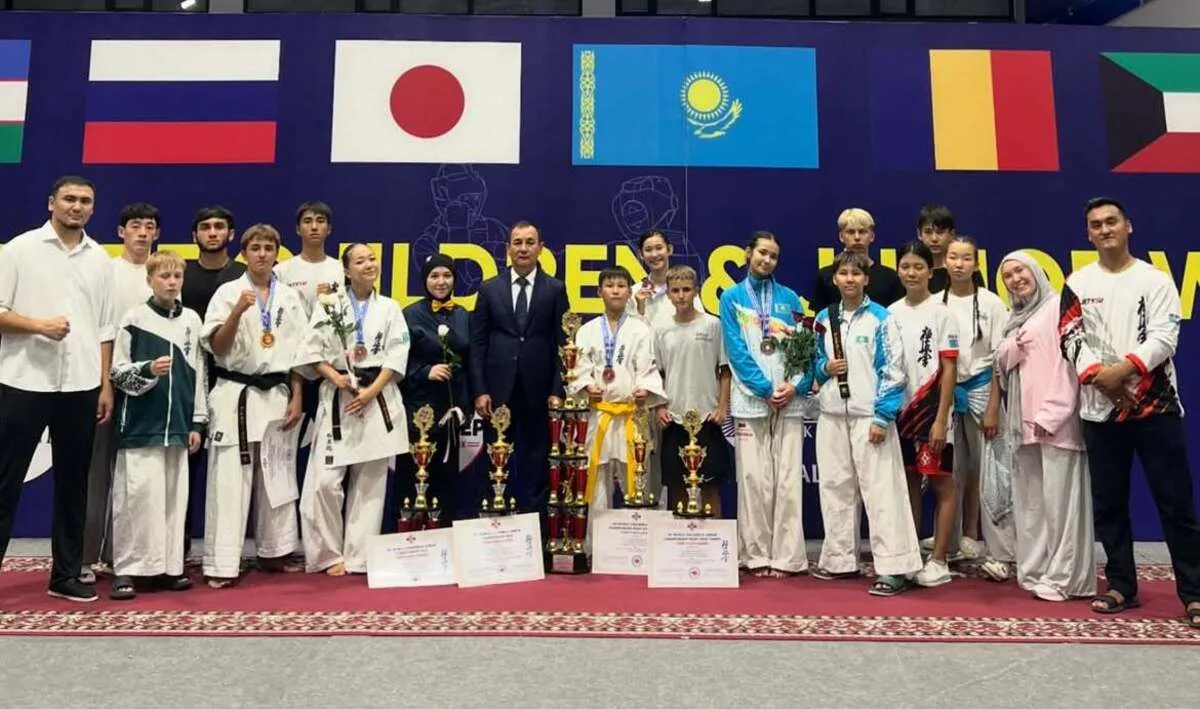 Каратисты Жетісу с медалями на детско-юношеском чемпионате мира по кекушинкай каратэ