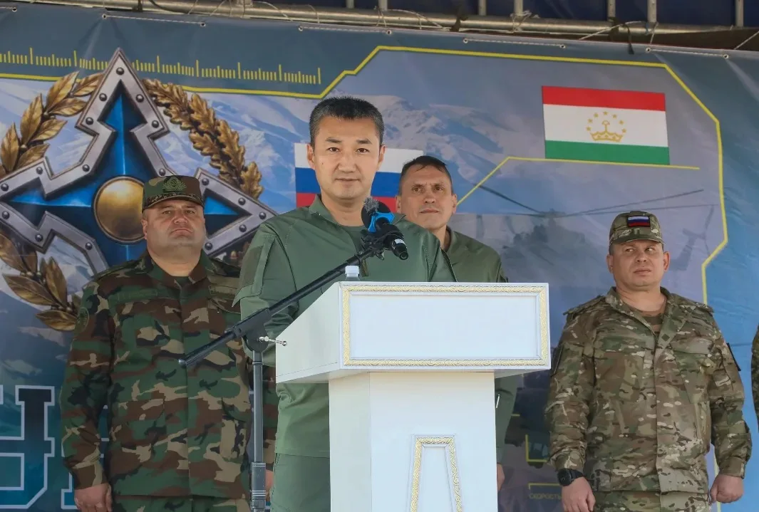 Военнослужащие на полигоне Коктал в области Жетісу во время международных учений ОДКБ «Рубеж-2026»