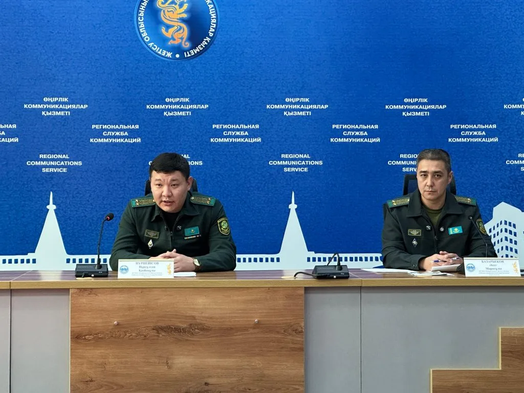 Военнослужащие Пограничной службы КНБ РК на границе