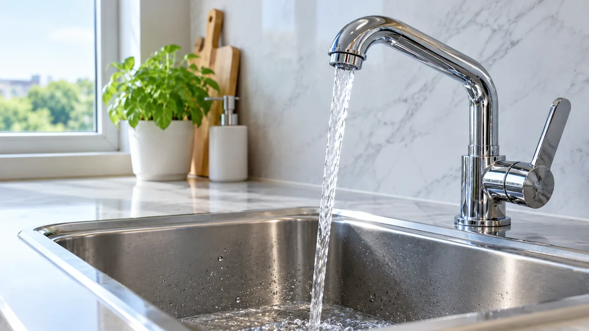 Рабочие устанавливают водопроводные трубы в сельской местности Жетісу