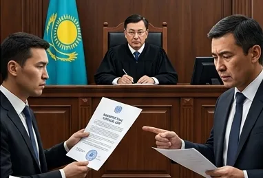 Символическое изображение банкротства бизнеса и юридической ответственности