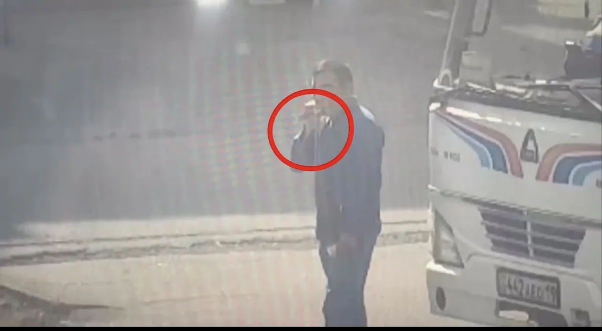 Камера видеонаблюдения в Талдыкоргане зафиксировала брошенный окурок