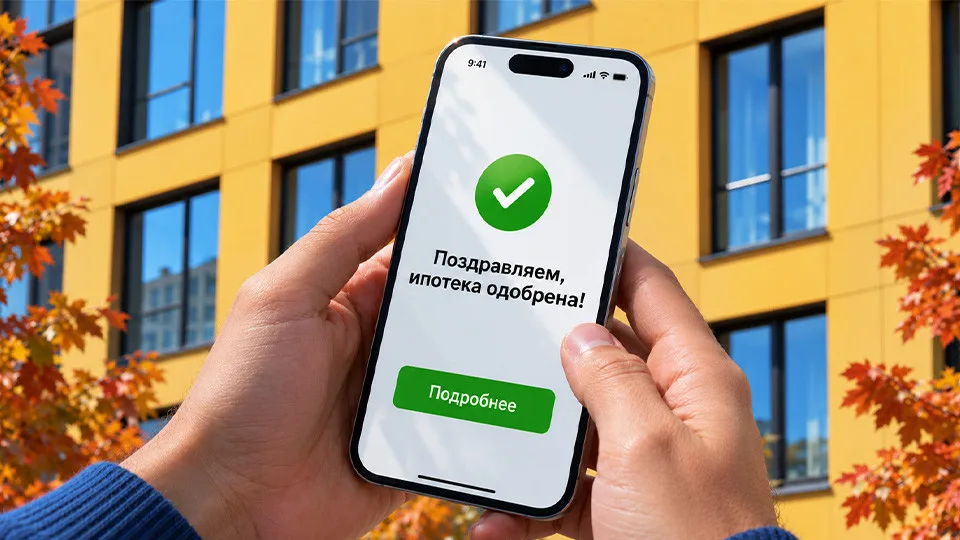 Мужчина и женщина обсуждают документы с банковским консультантом, сидя за столом в офисе банка, символизируя получение ипотеки.