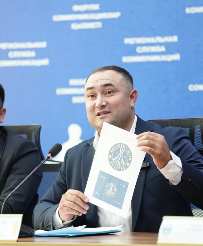 Волейболистки клуба Жетісу на матче, представляющие Казахстан и Талдыкорган на международном турнире