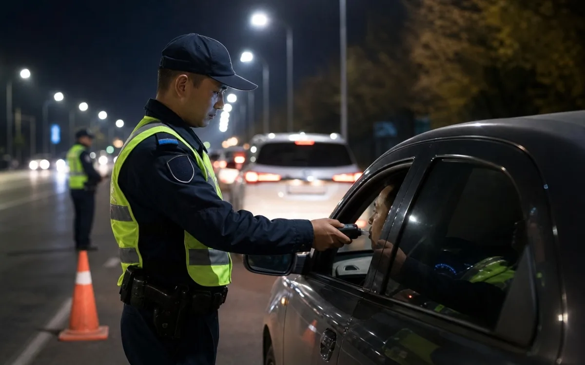 Патрульная полиция в области Жетісу выявляет нарушения правил дорожного движения.